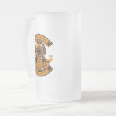 カスタマイズ深いシーダイバーズダイビングヘルメットギアスポーツ フロストグラスビールジョッキ (正面左)