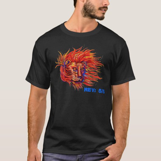 カスタマイズ火のとどろき- Tシャツ (正面)
