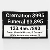 カスタマイズ火葬 横断幕 (横)