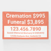 カスタマイズ火葬 横断幕 (横)