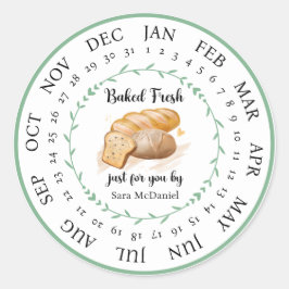 カスタマイズ焼いた可能な新鮮なJust For You Foodシール ラウンドシール