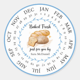 カスタマイズ焼いた可能な新鮮なJust For You Foodシール ラウンドシール