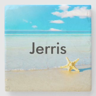カスタマイズ熱帯ビーチのコースター ストーンコースター