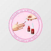 カスタマイズ爪、 ネイルペディキュアサロンウォークインウェルカム ウィンドウサイン (シート)