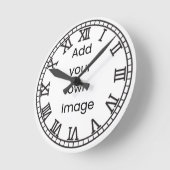 カスタマイズ独自の壁時計 ラウンド壁時計 (傾斜)