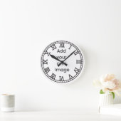 カスタマイズ独自の壁時計 ラウンド壁時計 (ホーム)