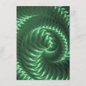 -カスタマイズ独自の緑の金属製スパイラルを作成 メニュー (裏面)