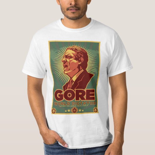 カスタマイズ独裁者のためのT-Shirt Al Gore - Tシャツ (正面)