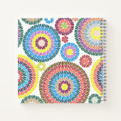 カスタマイズ独身の円罫線ノート ノートブック (裏面)