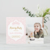 カスタマイズ王室の可能なパーティの招待状子供へ 招待状 (スタンド正面)