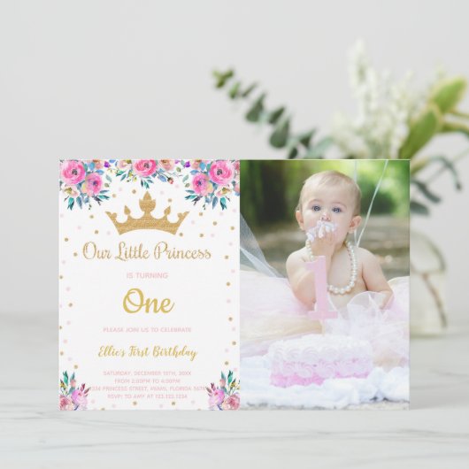 カスタマイズ王室の可能なパーティの招待状子供へ 招待状 (スタンド正面)