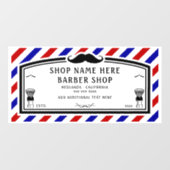 カスタマイズ理容師ショップアドルトフロント ウィンドウサイン (シート)