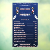 カスタマイズ理容師ショップ非常に詳細な価格表 ウィンドウサイン (シート3)