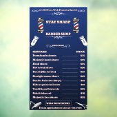 カスタマイズ理容師ショップ非常に詳細な価格表 ウィンドウサイン (シート3)