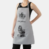 カスタマイズ理容師 エプロン (インサイチュ)