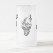 カスタマイズ生命マグのためのWPMA - フロストグラスビールジョッキ (中央)