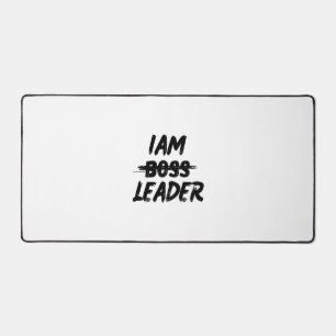 カスタマイズ用デスクマット「Iam Leader notボス」 デスクマット