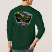カスタマイズ用土地開墾+マルチングサービスロゴ Tシャツ (裏面)