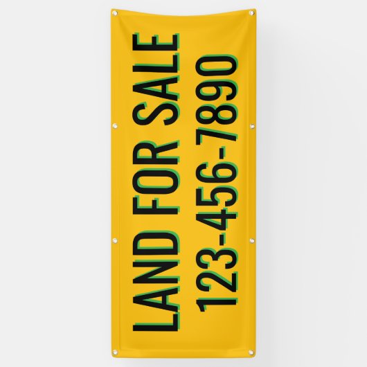 カスタマイズ用土地 横断幕 (縦)