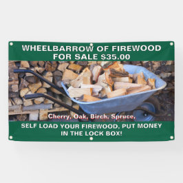 カスタマイズ用薪の手押素朴し 横断幕