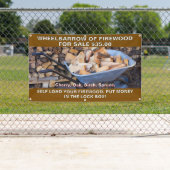 カスタマイズ用薪の手押素朴し 横断幕 (インサイチュ)