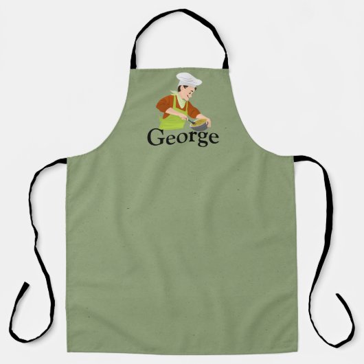 カスタマイズ男 エプロン (正面)