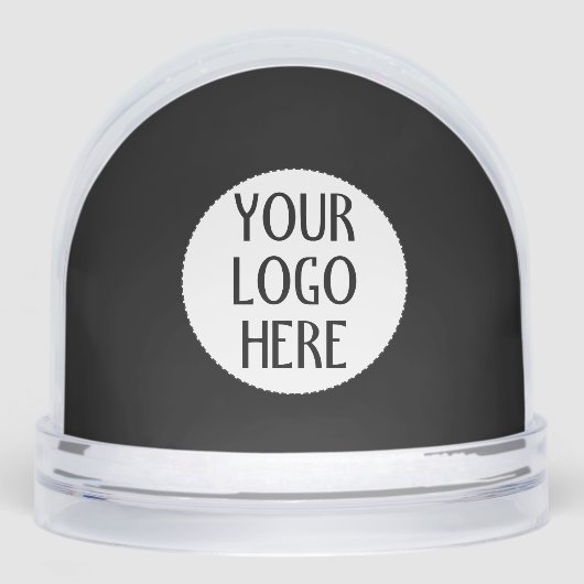 カスタマイズ白黒会社のロゴ (正面)