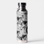 カスタマイズ白黒写真パターンMonogram ウォーターボトル (右面)