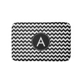 カスタマイズ白黒山形 バスマット (正面)