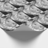 カスタマイズ白黒 ラッピングペーパー (角)