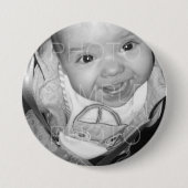 カスタマイズ白黒 缶バッジ (正面)