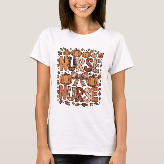 カスタマイズ看護師デザイン Tシャツ (正面)
