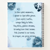 カスタマイズ祈りの言葉ブックお客様とベビー ノートブック (裏面)