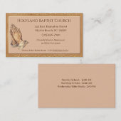 カスタマイズ祈手の教会 名刺 (正面/裏面)