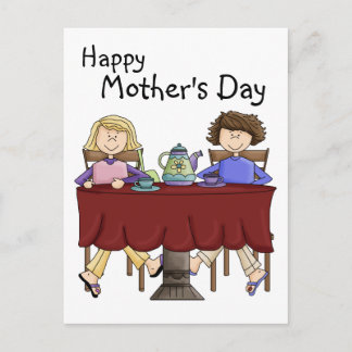カスタマイズ私のお母さんのためのお茶- ポストカード