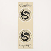 (カスタマイズ私)陰陽トレーニング、ピラティス ヨガマット (正面)