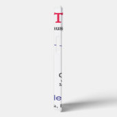 カスタマイズ空白の可能なギフトテンプレート Case-Mate iPhoneケース (裏面 / 右)