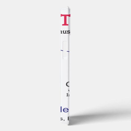 カスタマイズ空白の可能なギフトテンプレート Case-Mate iPhoneケース (裏面 / 右)