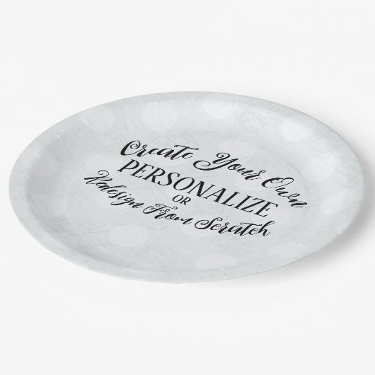 カスタマイズ空白の可能 – 独自の作成 ペーパープレート (アングル)