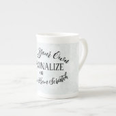 カスタマイズ空白の可能 – 独自の作成 ボーンチャイナマグカップ (正面右)