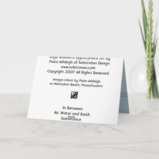 カスタマイズ端の歩行者- カード (裏面)