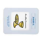 カスタマイズ第1交信体と血液 マグネット (横)