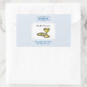 カスタマイズ第1交信体と血液 長方形シール (バッグ)