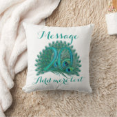 カスタマイズ第20結婚記念日の文字の枕 クッション (ブランケット)