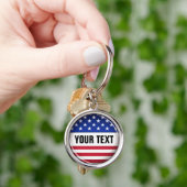 カスタマイズ米国Keychain キーホルダー (手)