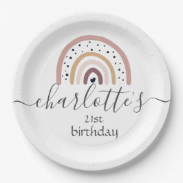 カスタマイズ紙プレート – レインボーサーモン ペーパープレート