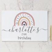 カスタマイズ紙ランチョンマットパッド – レインボサーモン ペーパーパッド (インサイチュ)