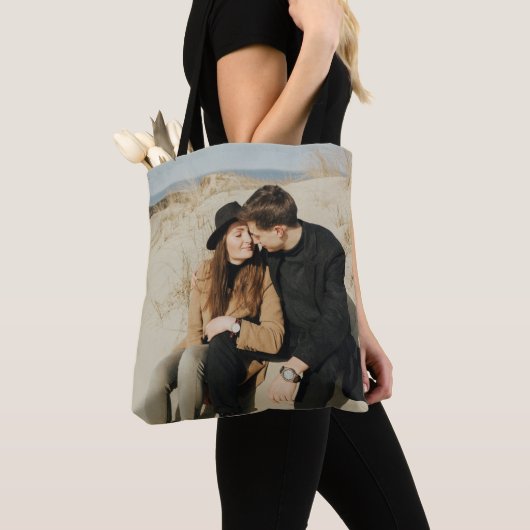 カスタマイズ素晴らし写真 トートバッグ (クローズアップ)