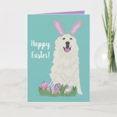 カスタマイズ素晴らし可能なピレネー復活祭 カード (正面)