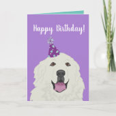 カスタマイズ素晴らし可能なPyreneesカード カード (正面)